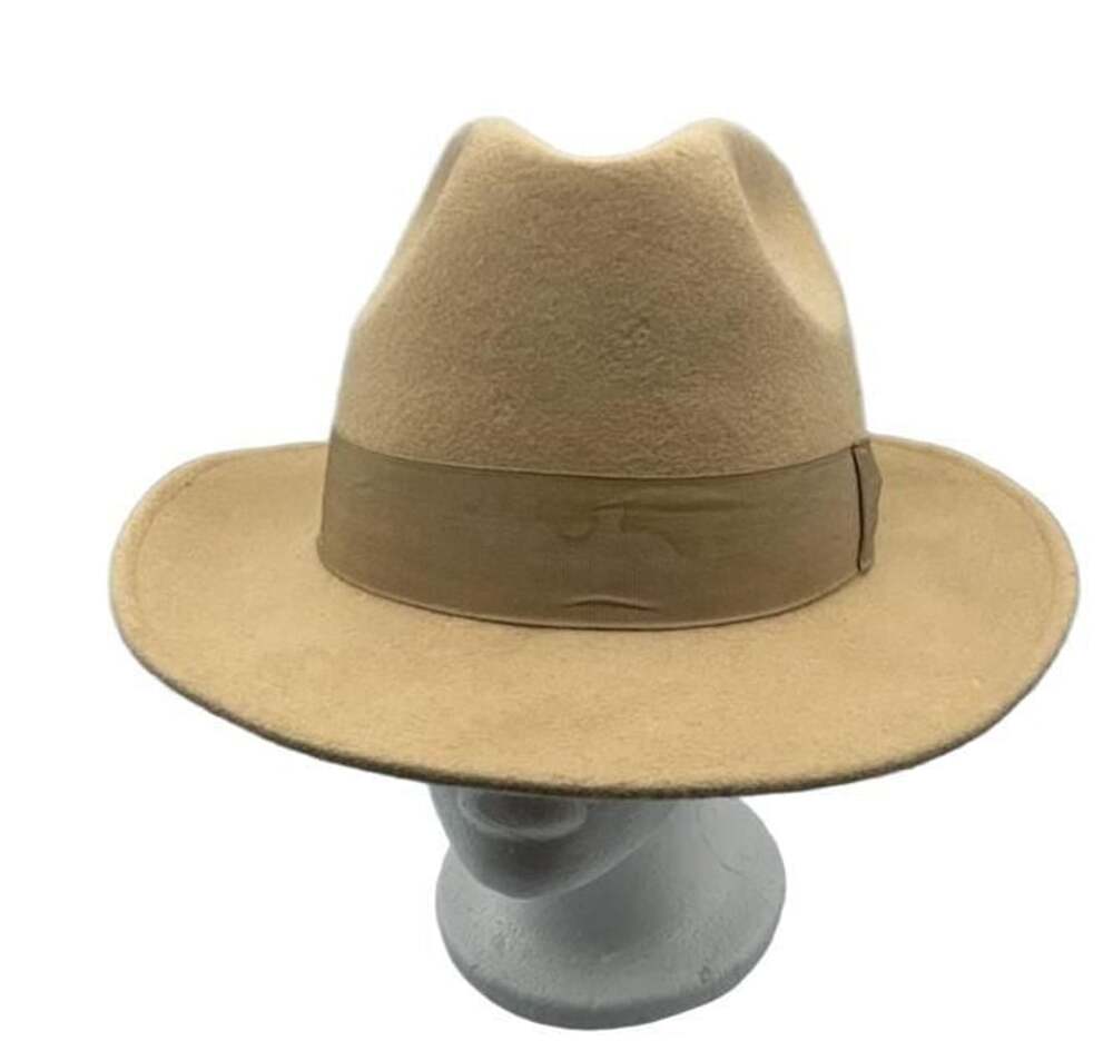 Alberto Celini Fedora Wool Felt Tan Hat